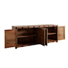 Diamond Sofa Furniture Oxford Solid Mango Wood 4-Door Sideboard