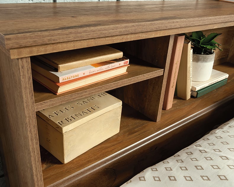 Sauder River Ranch Full/Queen Storage Headboard