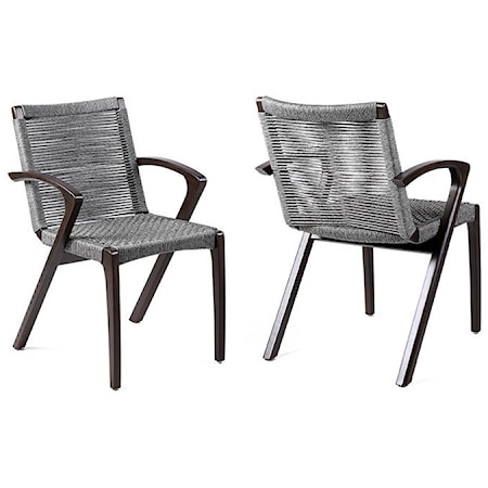 Outdoor Patio Dining Chair - Set of 2