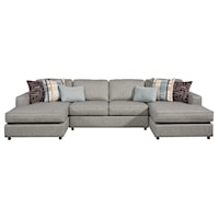 3-Piece Dual Chaise Sectional
