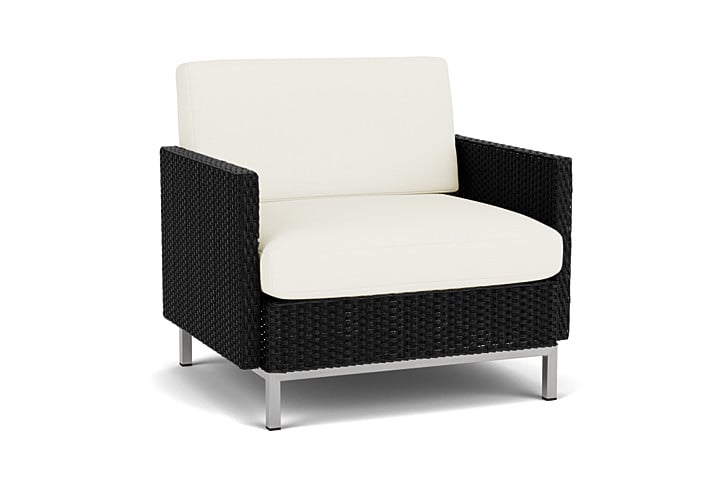 Lounge Chair With Loom Arms And Back