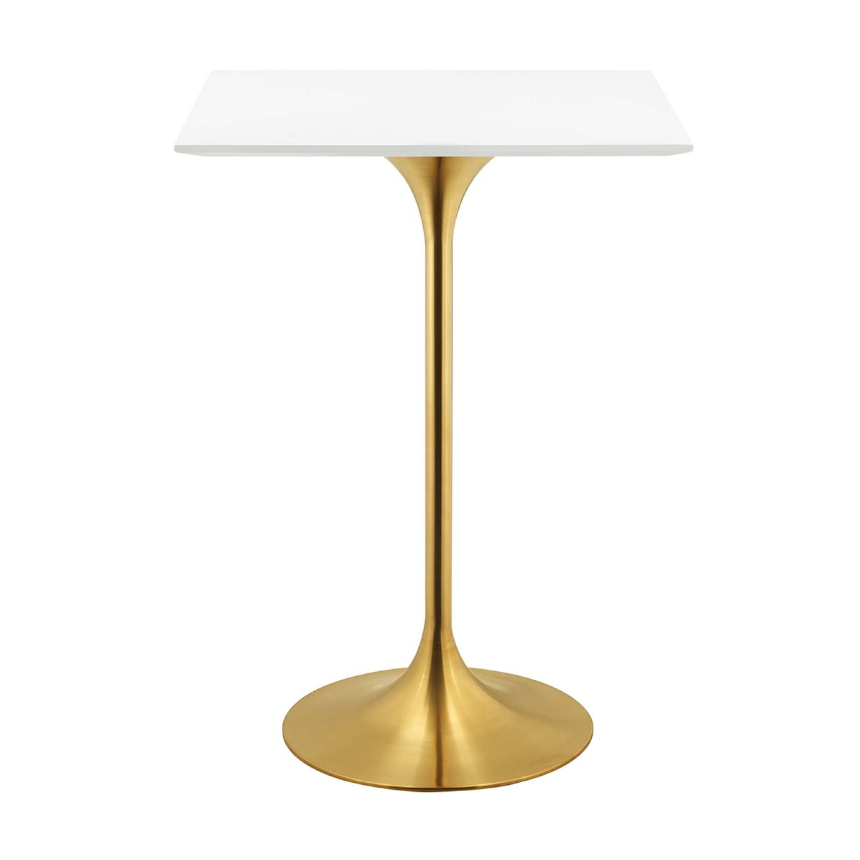 Modway Lippa 28" Square Top Bar Table