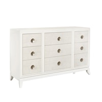 Contemporary 9-Drawer Dresser