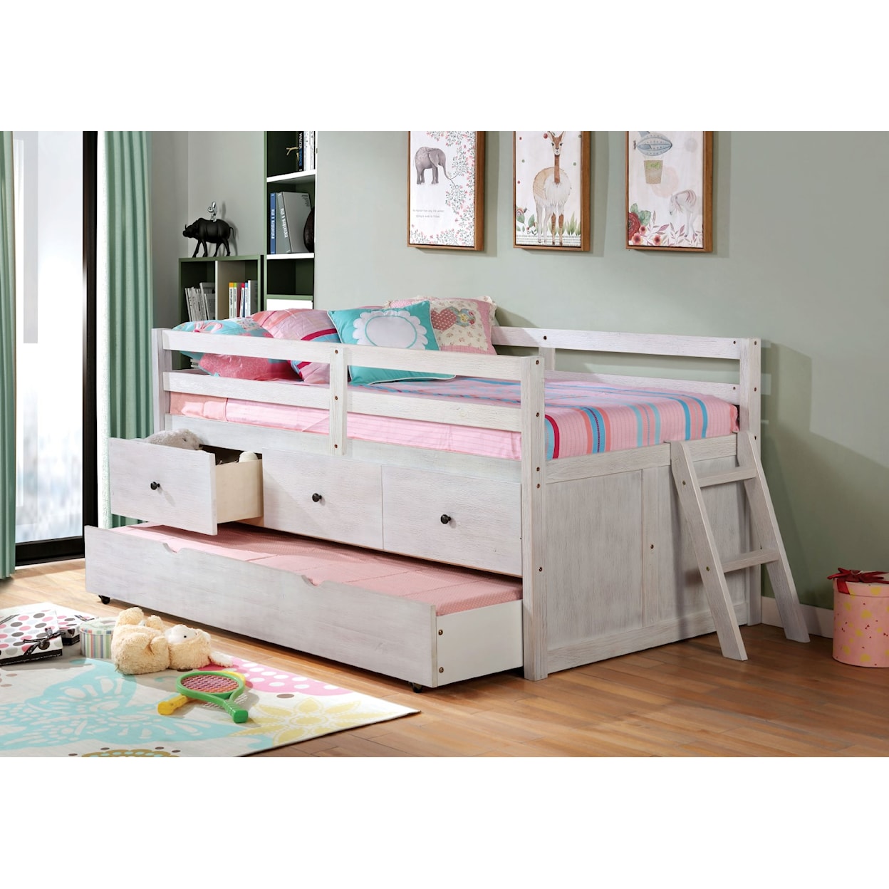 Furniture of America Anisa Twin Loft Bed