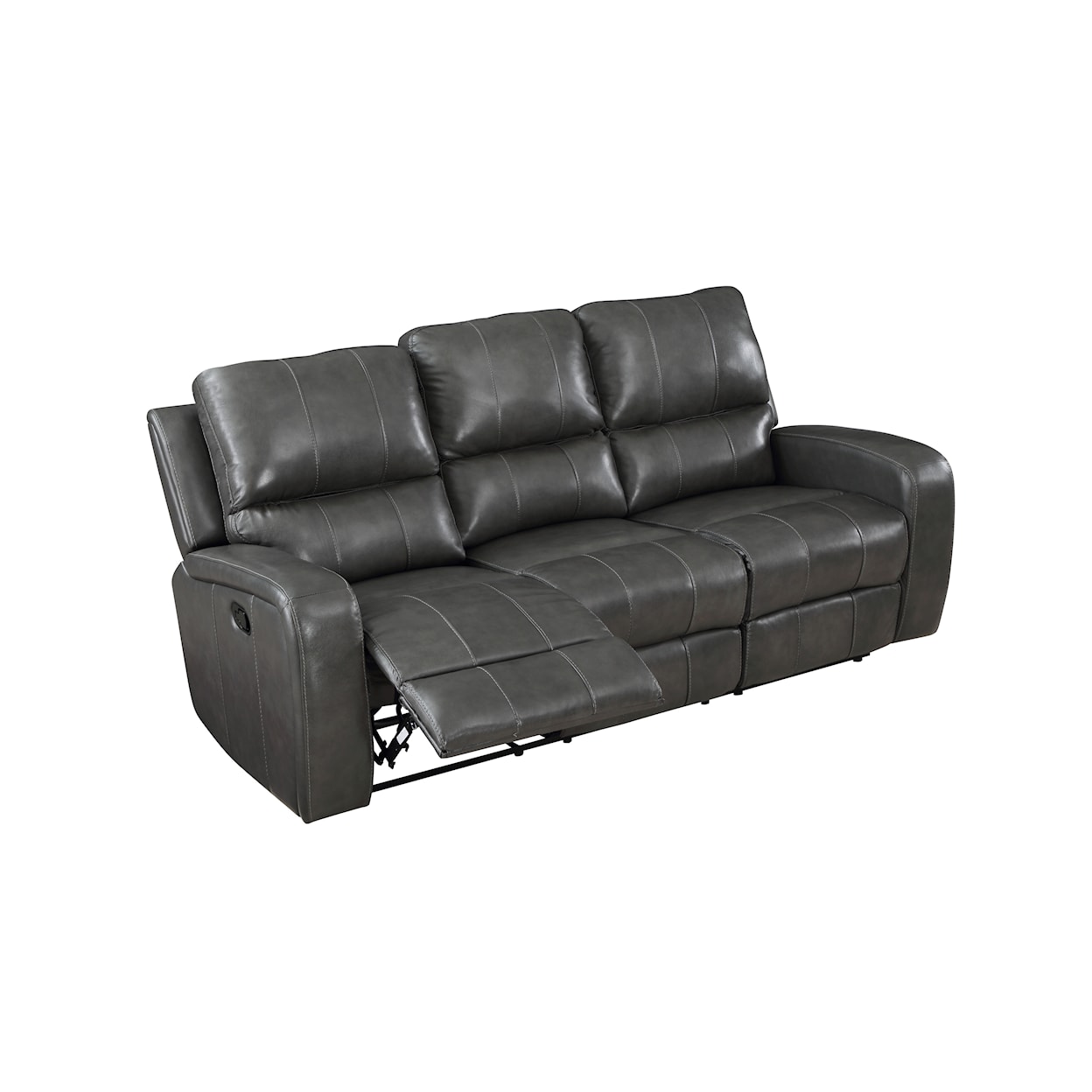 New Classic Linton Leather Power Sofa