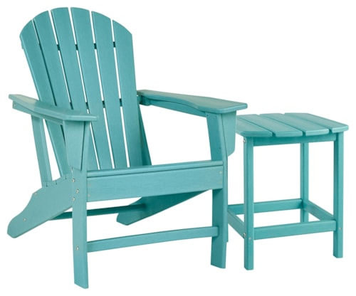 Adirondack Chair With End Table