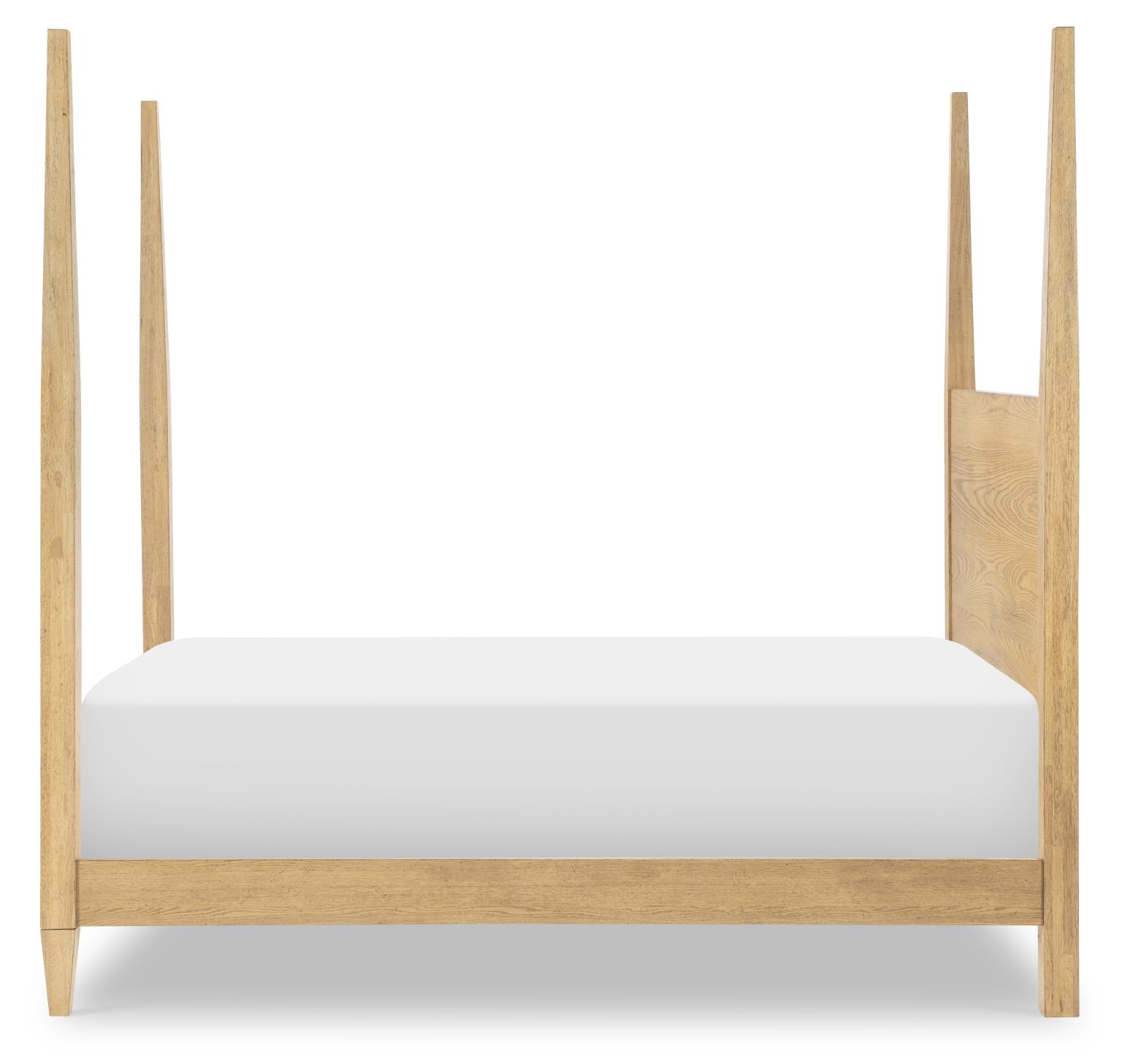Complete Poster Bed Full 4/6 Natural Hickory