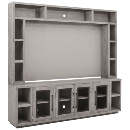 Entertainment Console and Hutch