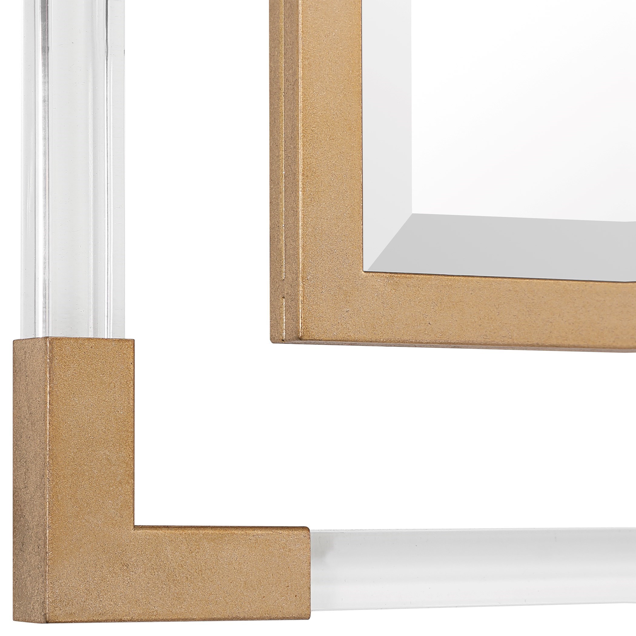 Uttermost Mirrors Balkan Golden Square Mirror