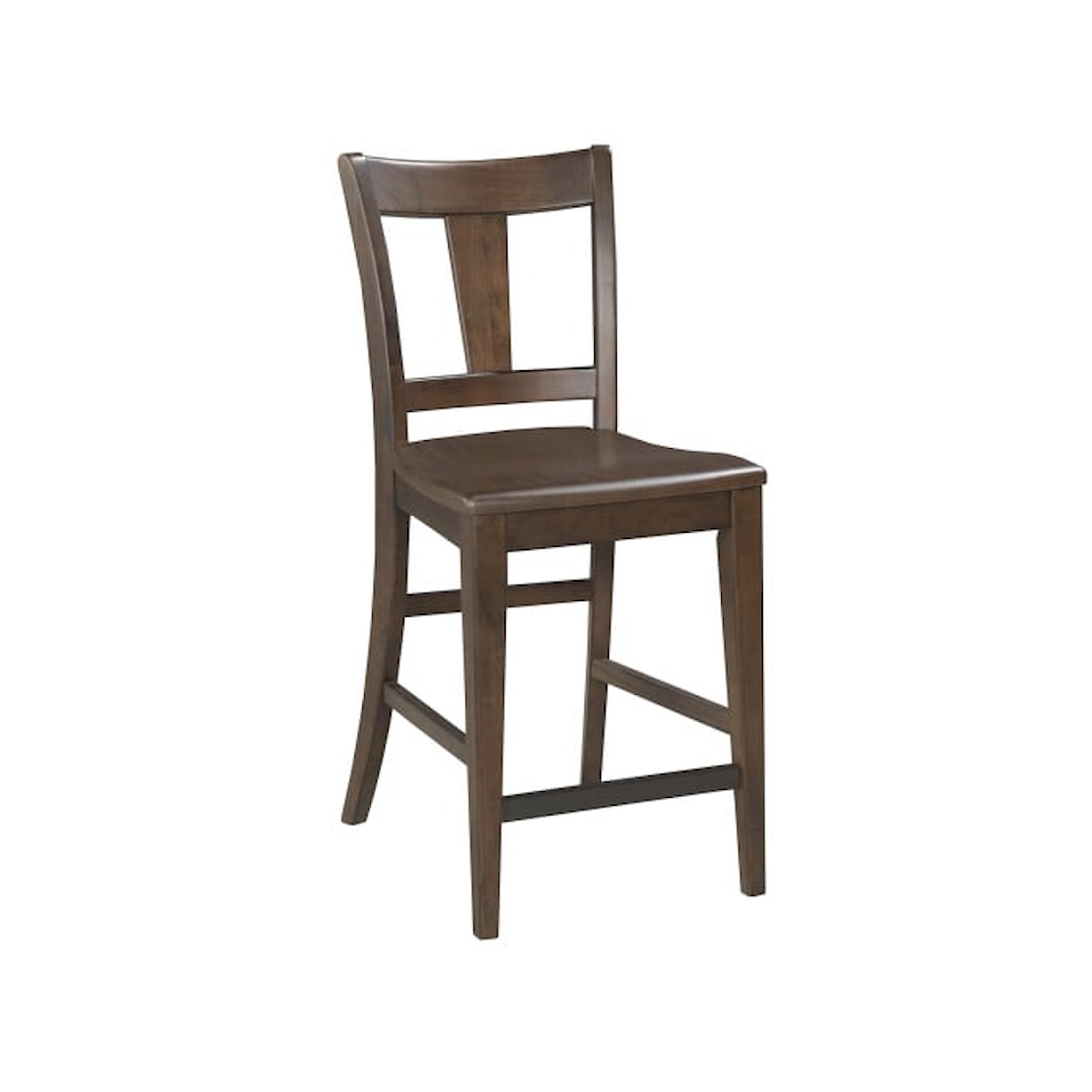 Kincaid Furniture Kafe' Tall Splat Back Chair, Mocha
