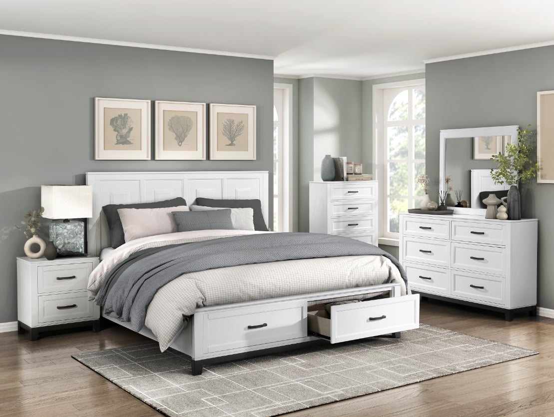 Homelegance Garretson California King Storage Bed