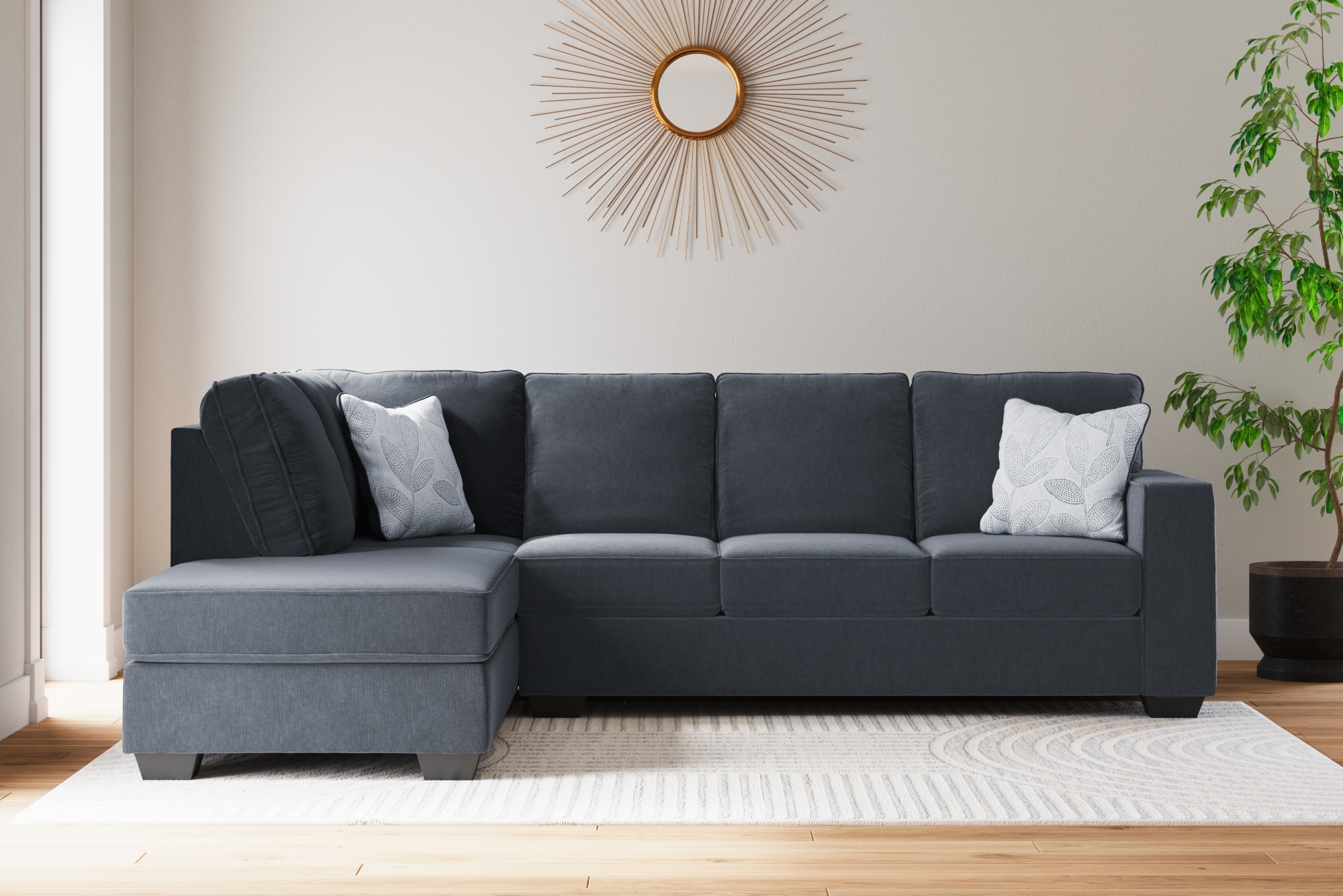 Signature Design by Ashley Altari 2-Piece Sectional And Ottoman