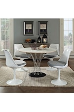 Modway Lippa 40" Square Dining Table