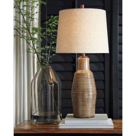 Calixto Terracotta Table Lamp