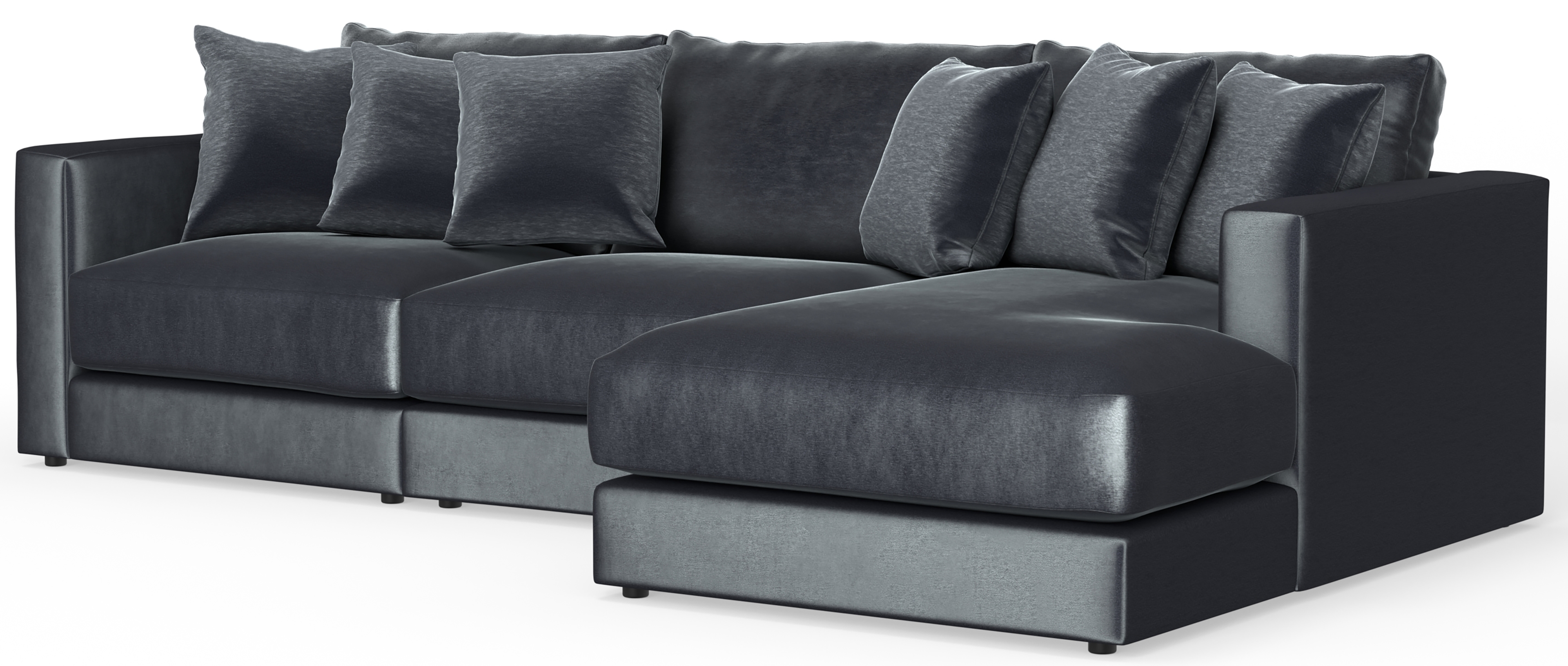 3-Piece Sectional Sofa with Chaise
