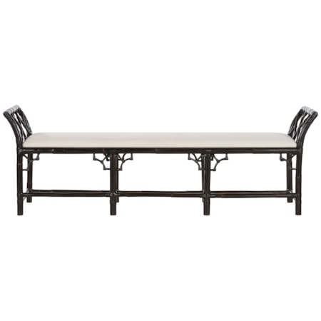 Chippendale Bamboo Regency Bench