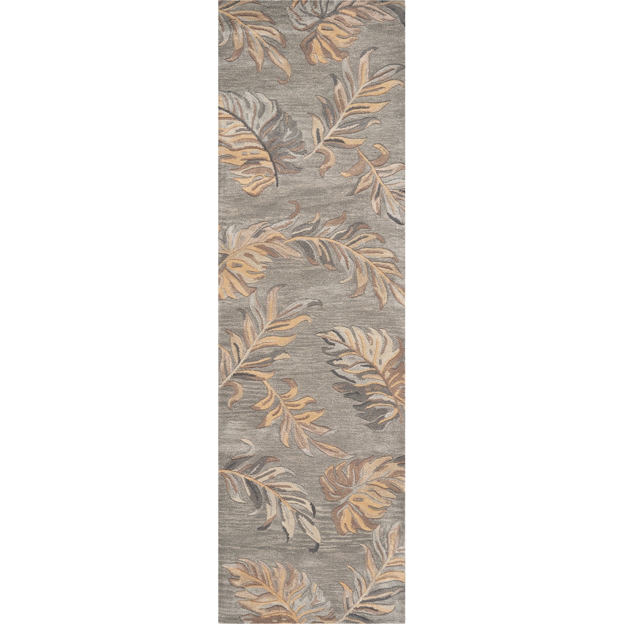 Kas Havana 7'6" X 7'6" Grey Palms Area Rug