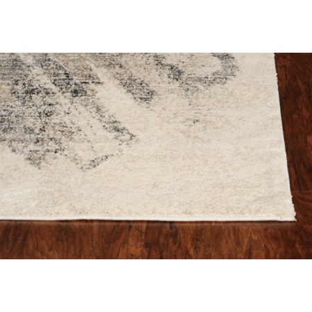 2&apos;2&quot; x 7&apos;6&quot; Runner Ivory/Grey Luster Rug