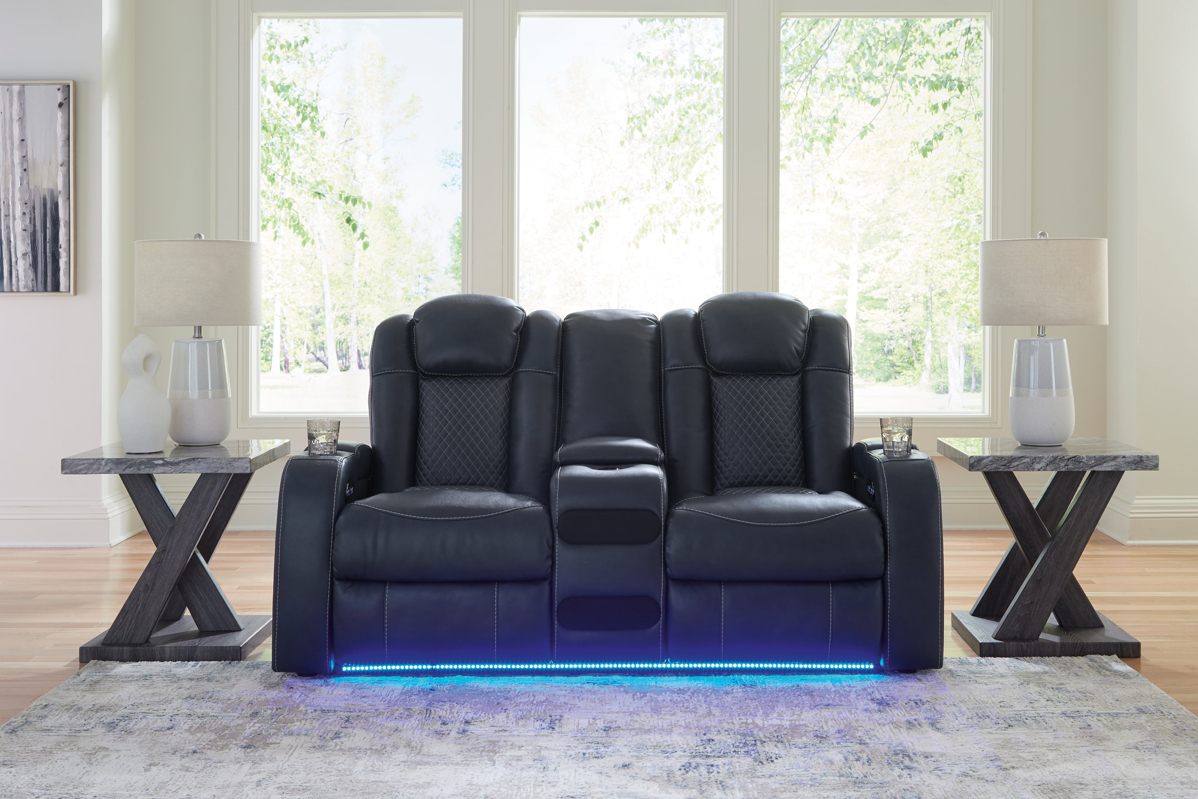 Power Reclining Loveseat With Console