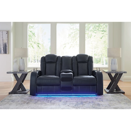 Power Reclining Loveseat With Console