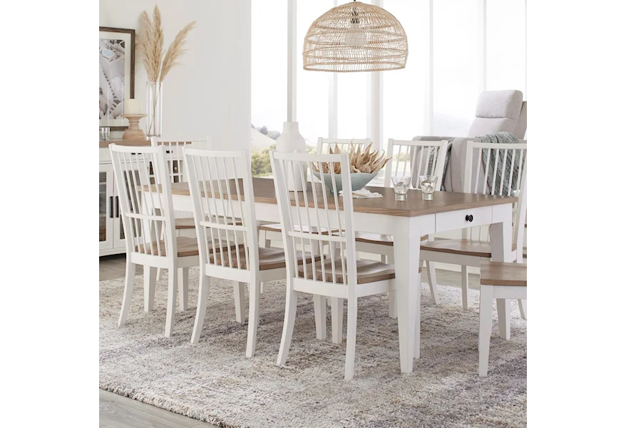Americana Modern Dining Table by Paramount Furniture at Reeds Furniture