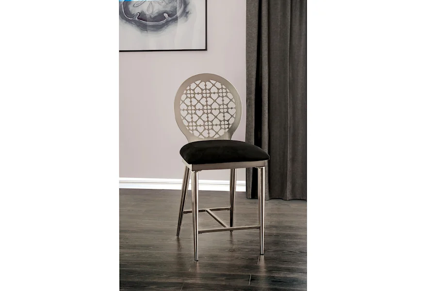 Abner Counter Height Chair by Furniture of America at Corner Furniture
