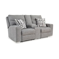 Zero Gravity Power Reclining Loveseat with Console and Adjustable Headrests