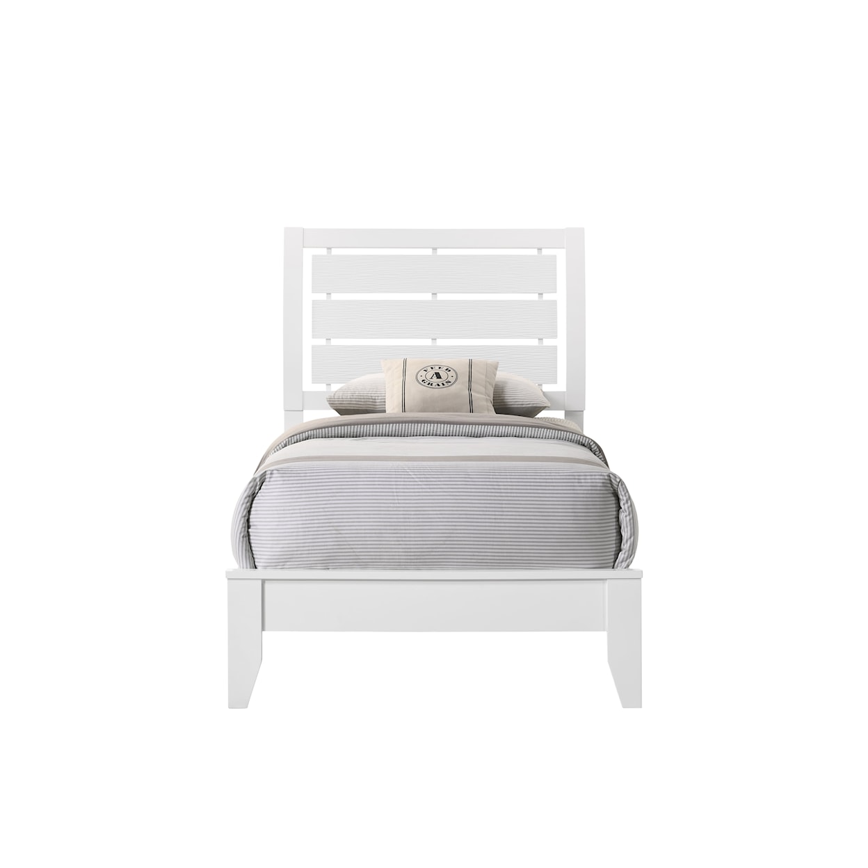 Crown Mark Evelyn EVELYN WHITE TWIN BED |