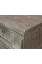 Cottage Creek Furniture Santa Fe Rustic 62" Console with Mirrored Glass Doors