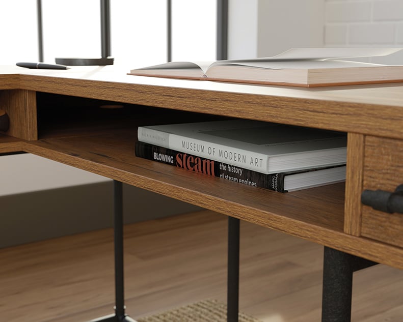 Iron City L-Shaped Desk