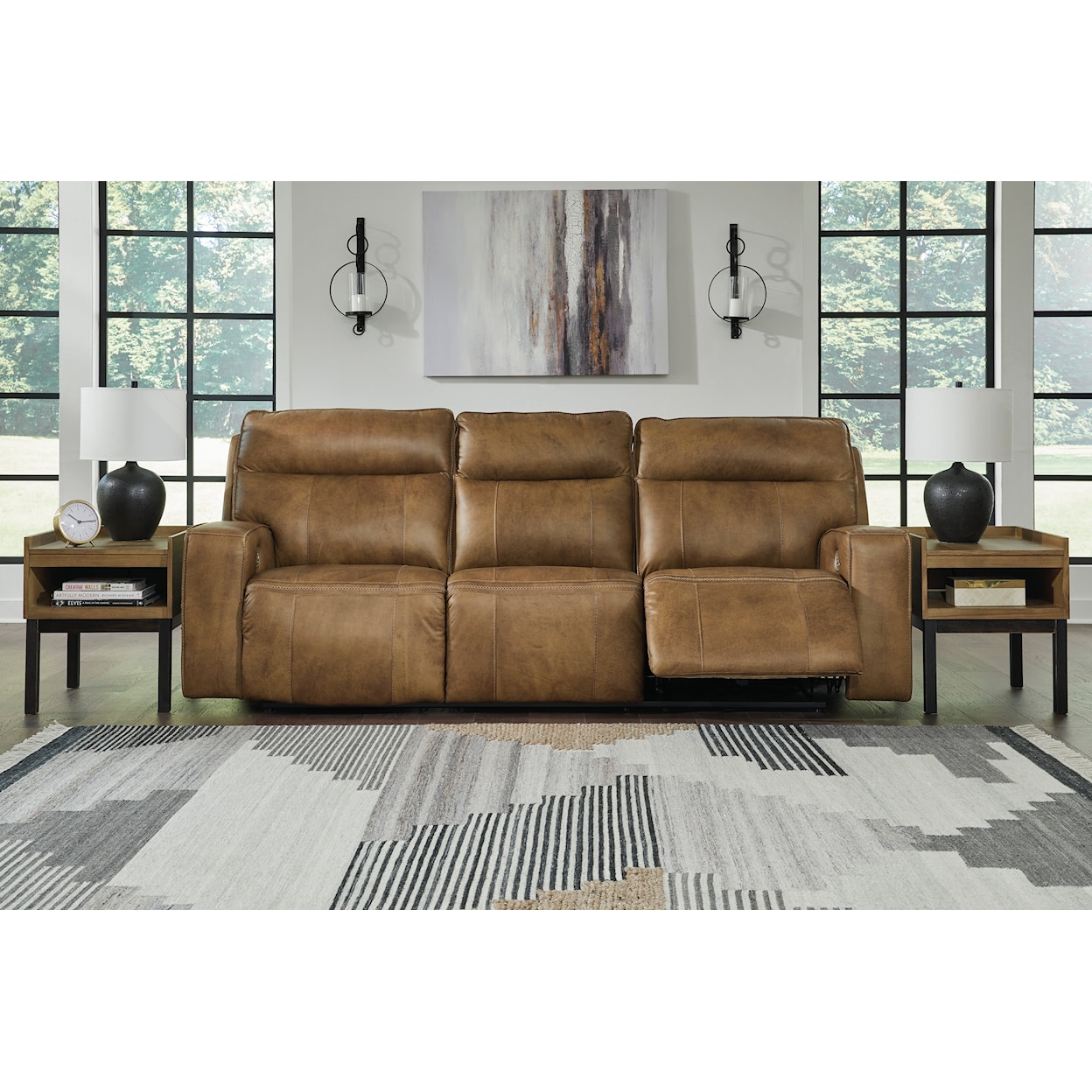 Signature Design by Ashley Furniture Game Plan Power Reclining Sofa