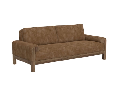 Contemporary Sofa with Throw Pillows