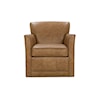 Rowe Times Square Leather Swivel Glider