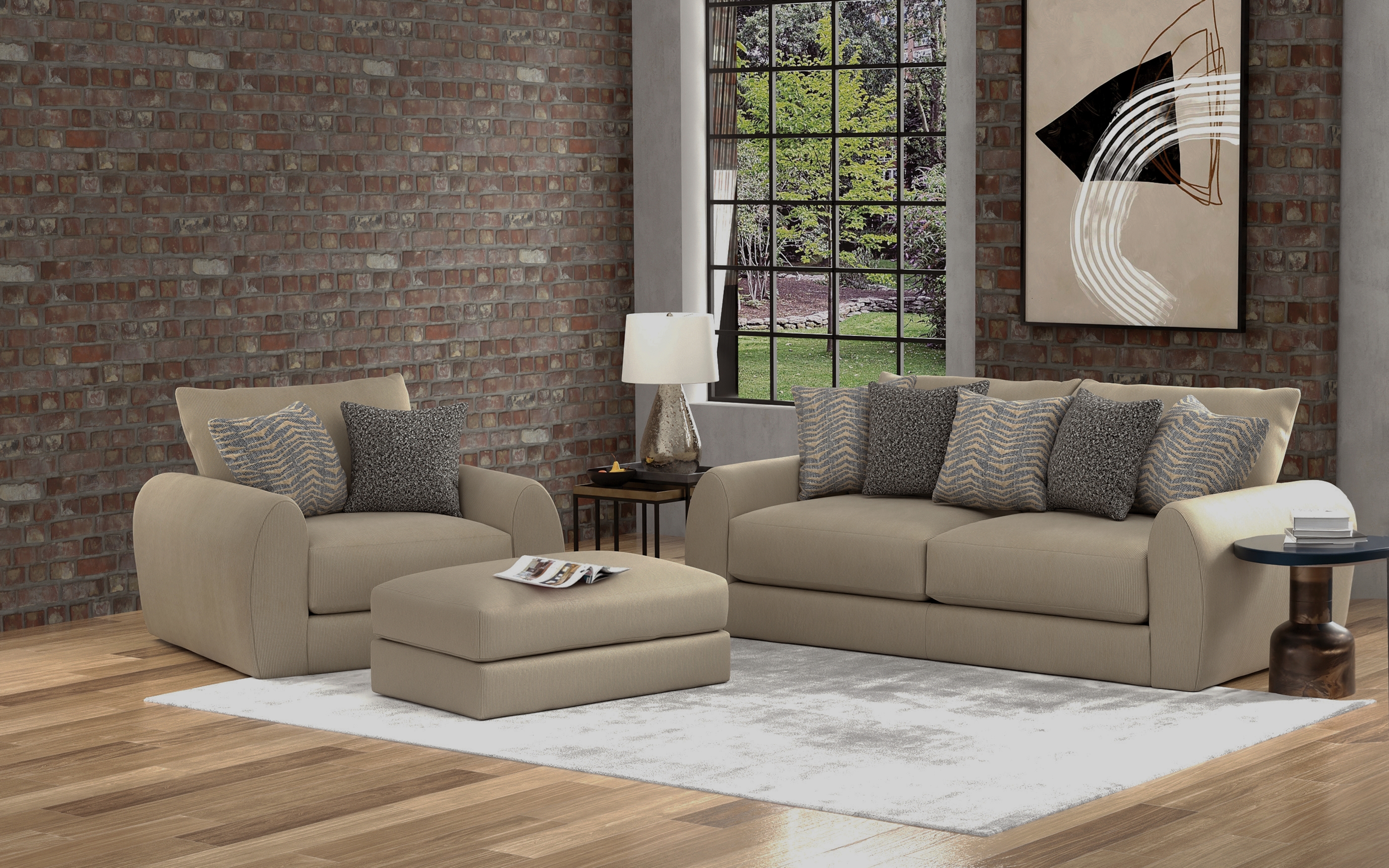 Jackson Furniture Ezra 2-Cushion Sofa