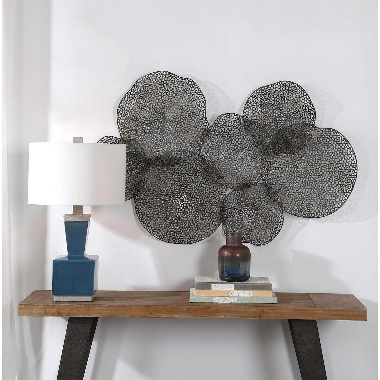 Uttermost Alternative Wall Decor Ripley Metal Leaf Wall Art