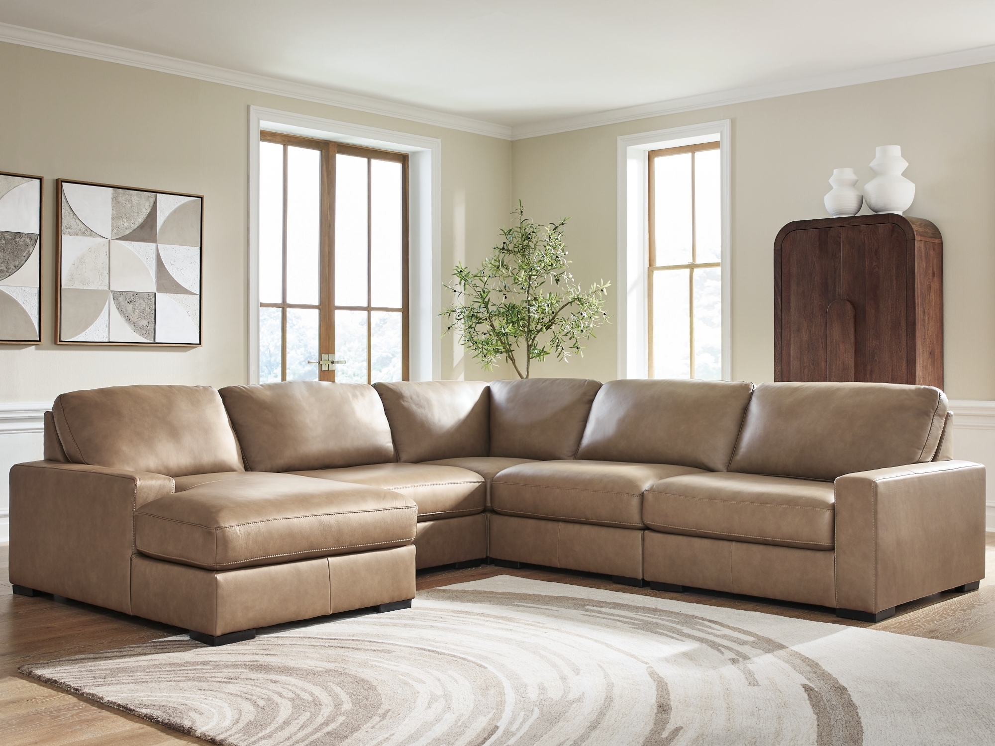 5-Piece Sectional With Chaise