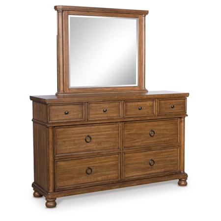 Dresser And Mirror