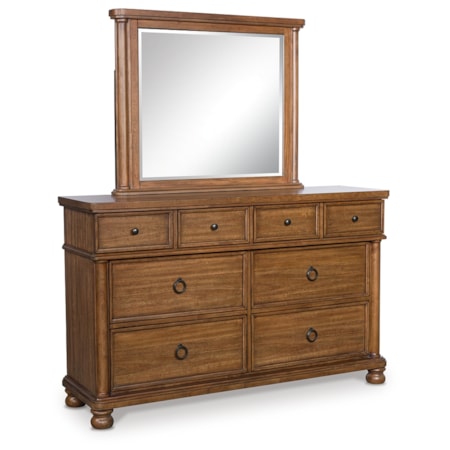 Dresser And Mirror