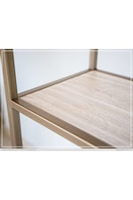 International Furniture Direct Sahara Sahara Rustic 24" Stool with Metal Frame