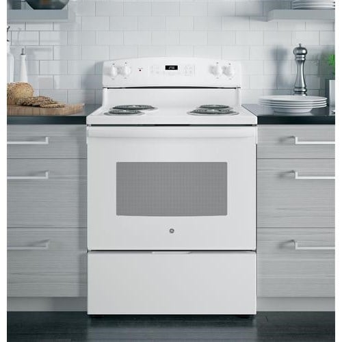 GE Appliances Electric Ranges 30" Free-Standing Electric Range JB256DMWW