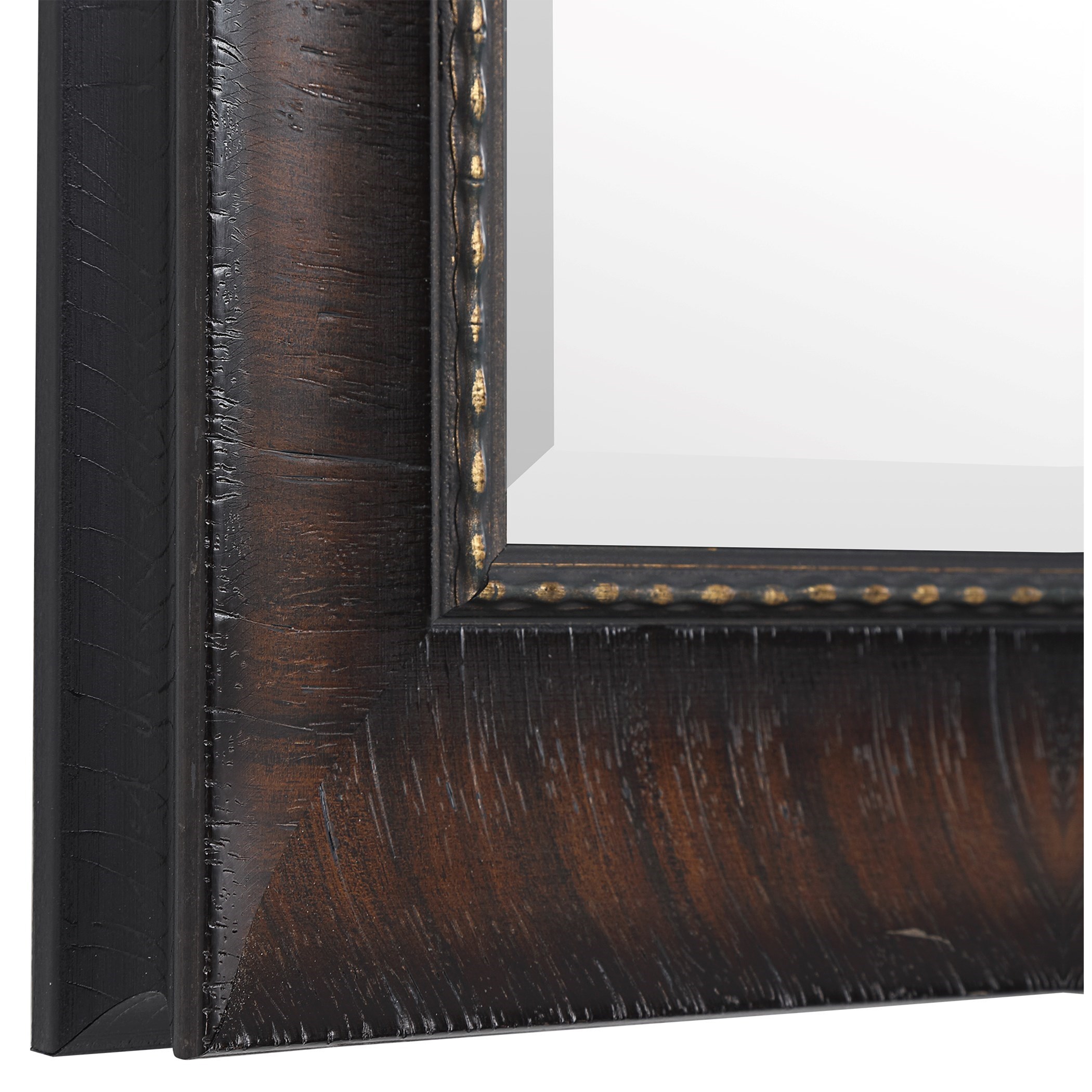 Uttermost Mirrors Wythe Burnished Wood Mirror