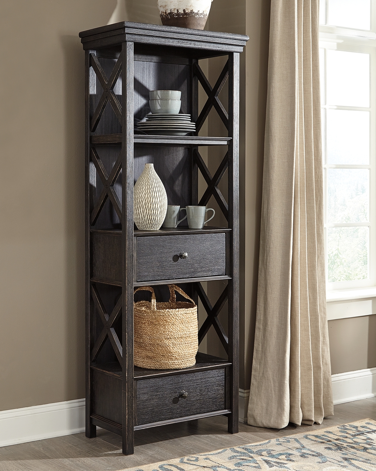 Signature Design by Ashley Tyler Creek Display Cabinet