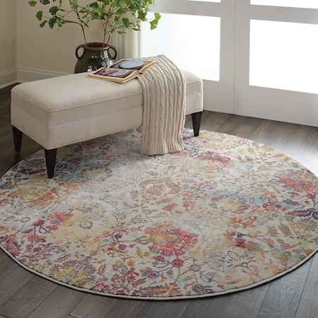 6&apos; Round  Rug