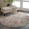 Nourison Ankara Global 6' Round  Rug