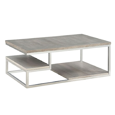 Transitional Rectangular Cocktail Table