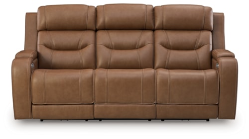 Power Reclining Sofa With Audio Seating