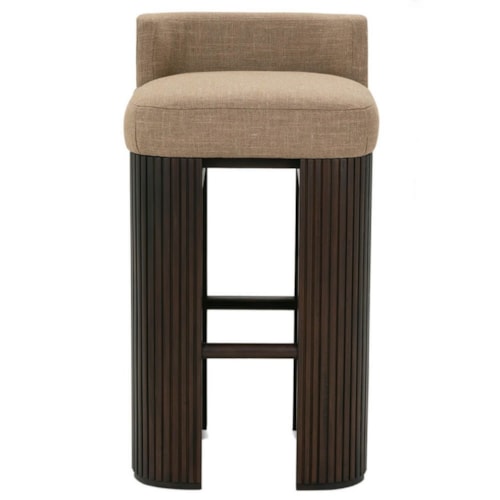 Contemporary Low Back Counter Stool