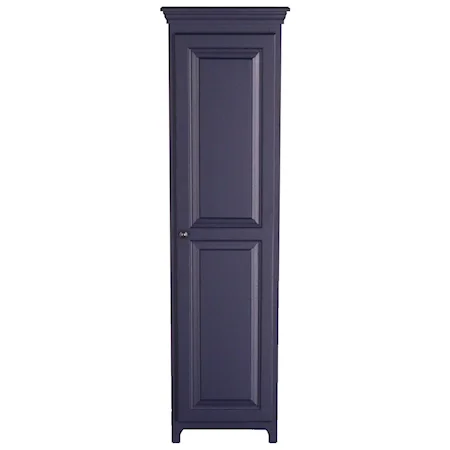 Solid Pine 1 Door Pantry with 4 Adjustable Shelves
