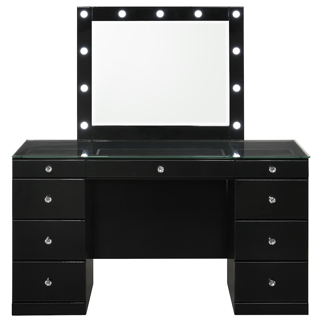 Crown Mark Avery Vanity and Mirror