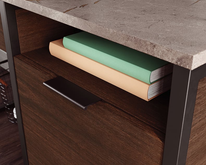 International Lux Single Pedestal Desk